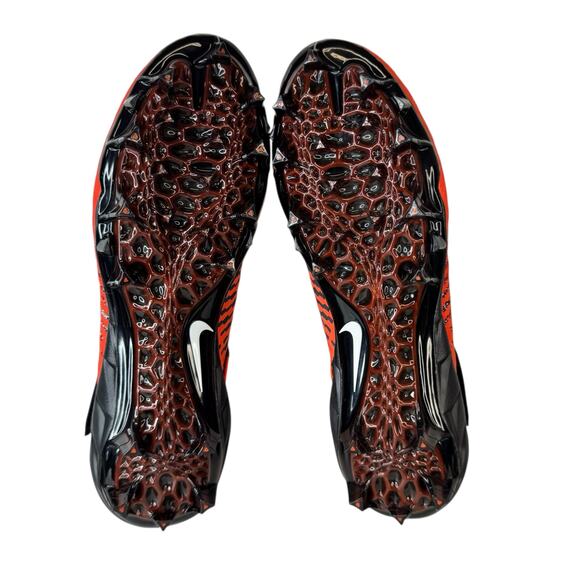 NIKE Alpha Menace Pro Mid Orange Black Football Cleats AQ3209-801 Sz 10 main image 7
